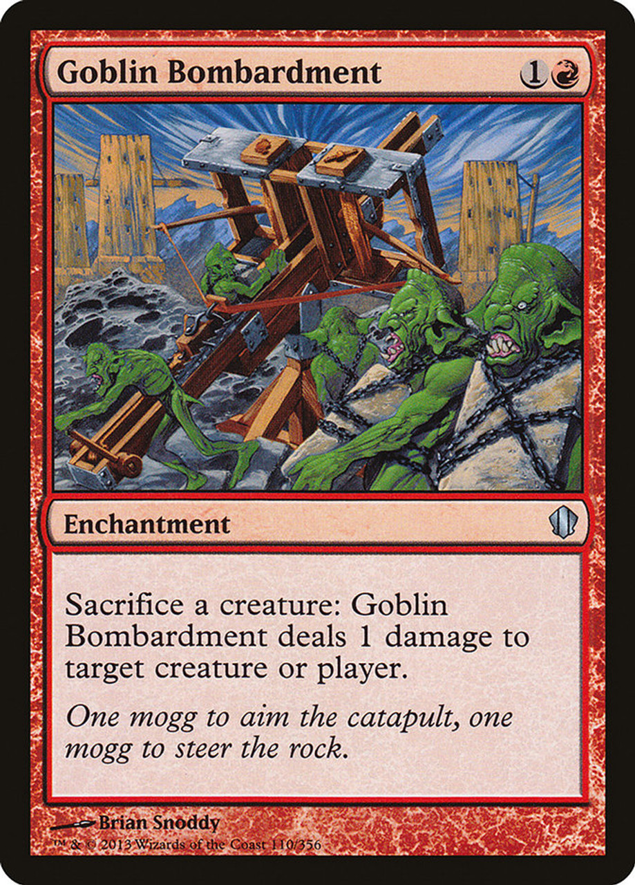 MTG Foil ゴブリンの砲撃 Goblin Bombardment 2枚 Goblin Bombardment | Commander 2013 | Star City Games