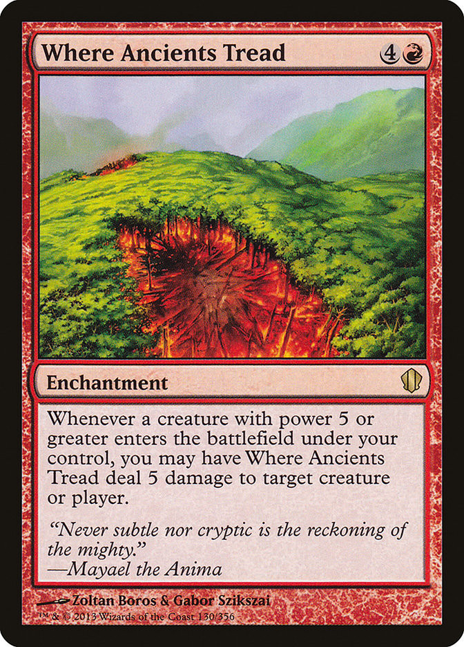 Where Ancients Tread | Commander 2013 | Star City Games