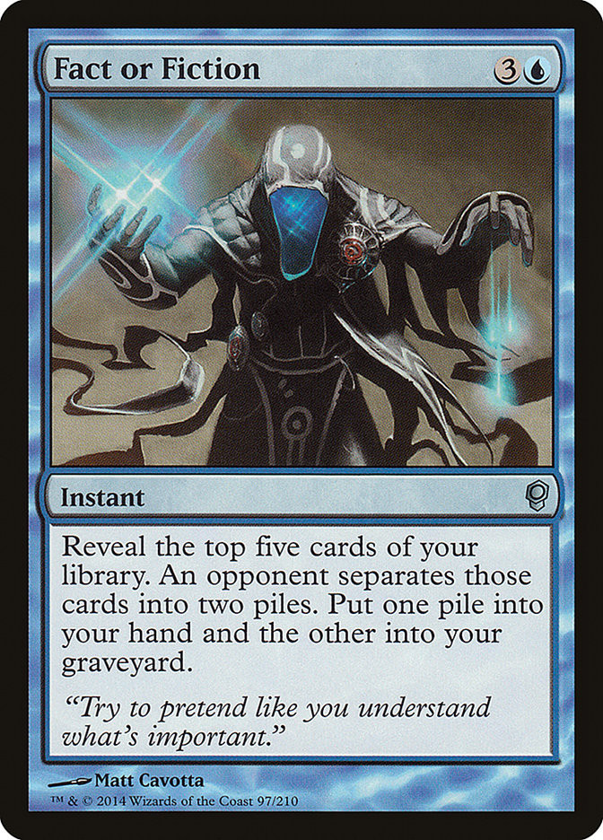 マジック：ザ・ギャザリング MTG Fact or Fiction Foil Fact or Fiction | Conspiracy | Star City Games