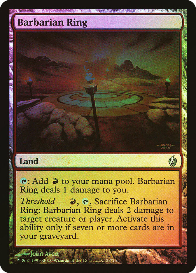 Barbarian Ring | Premium Deck Series: Fire and Lightning | Star