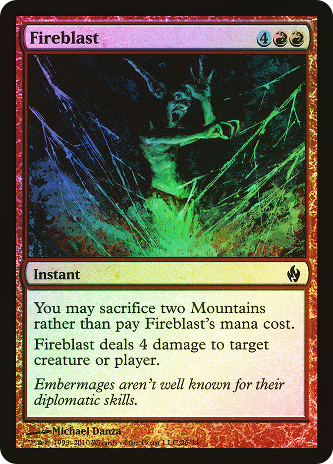 Fireblast | Premium Deck Series: Fire and Lightning | Star City Games