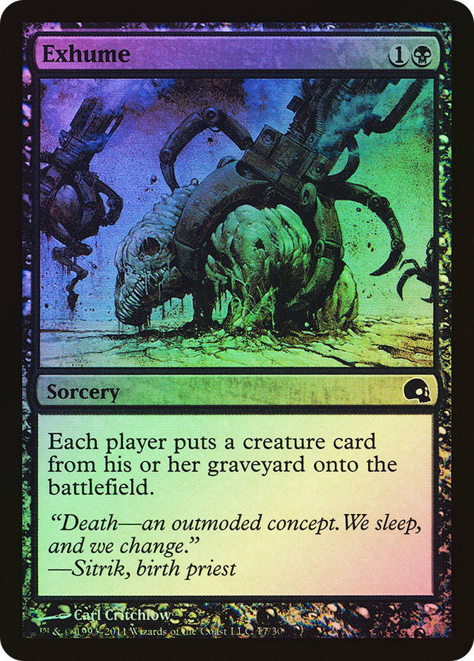 mtg cards like exhume Exhume is a tricky card, Help! : r/magicTCG