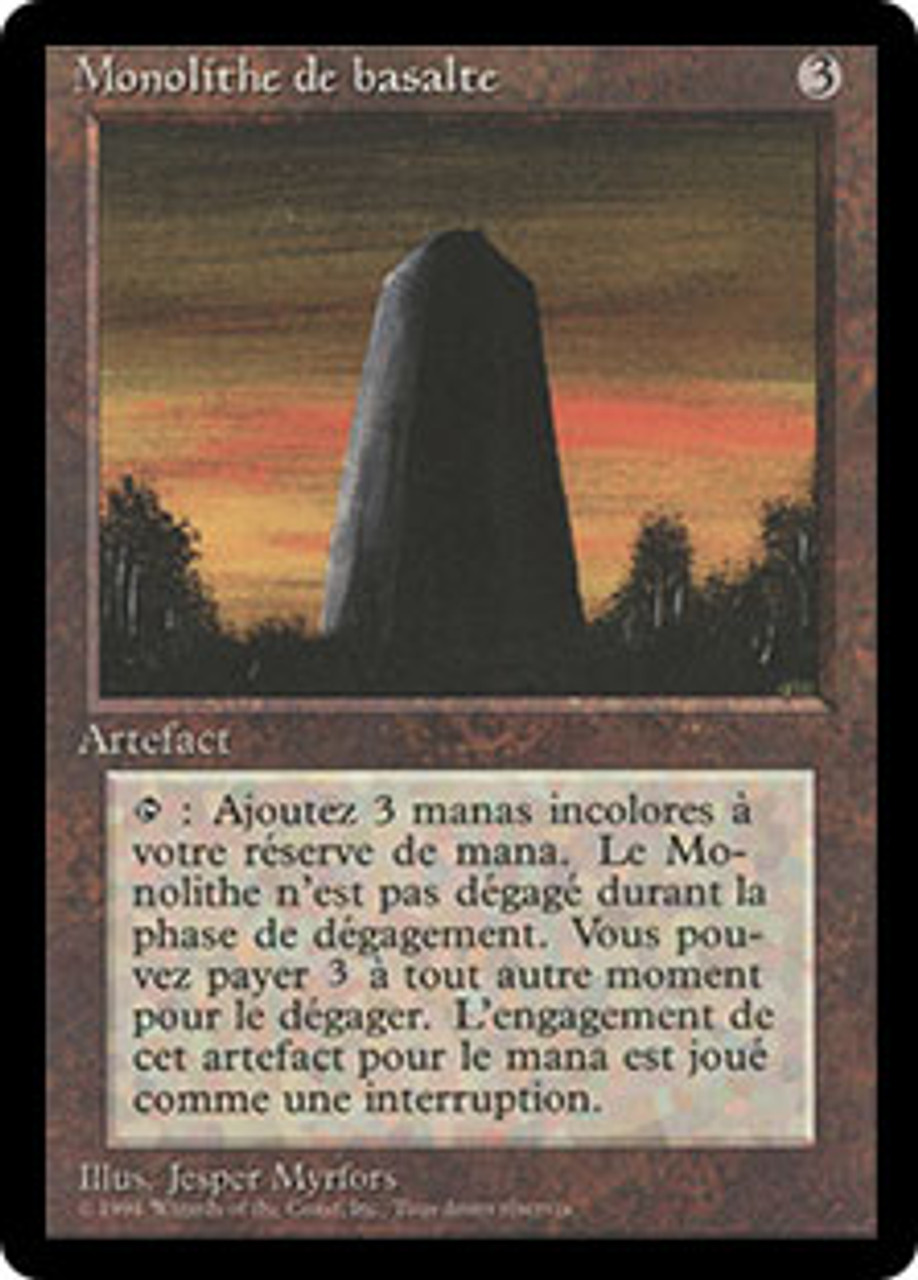 Basalt Monolith (BB) | 3rd Edition - Black Border - French