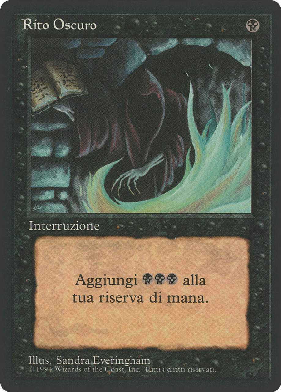 Dark Ritual (BB) | 3rd Edition - Black Border - Italian | Star 