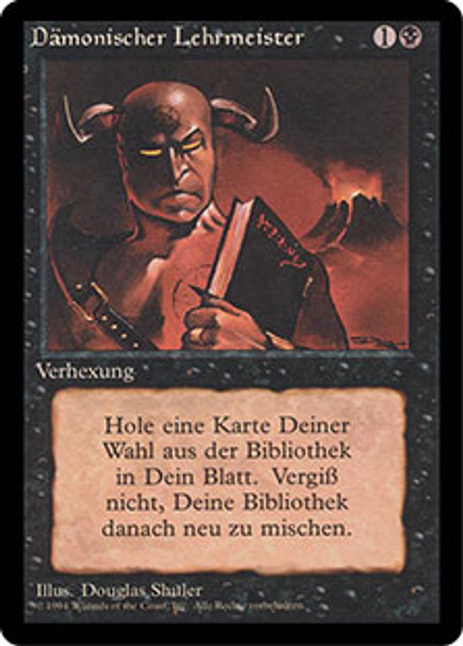Demonic Tutor (BB) | 3rd Edition - Black Border - German | Star 