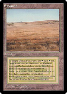 Savannah (BB) | 3rd Edition - Black Border - German | Star City Games