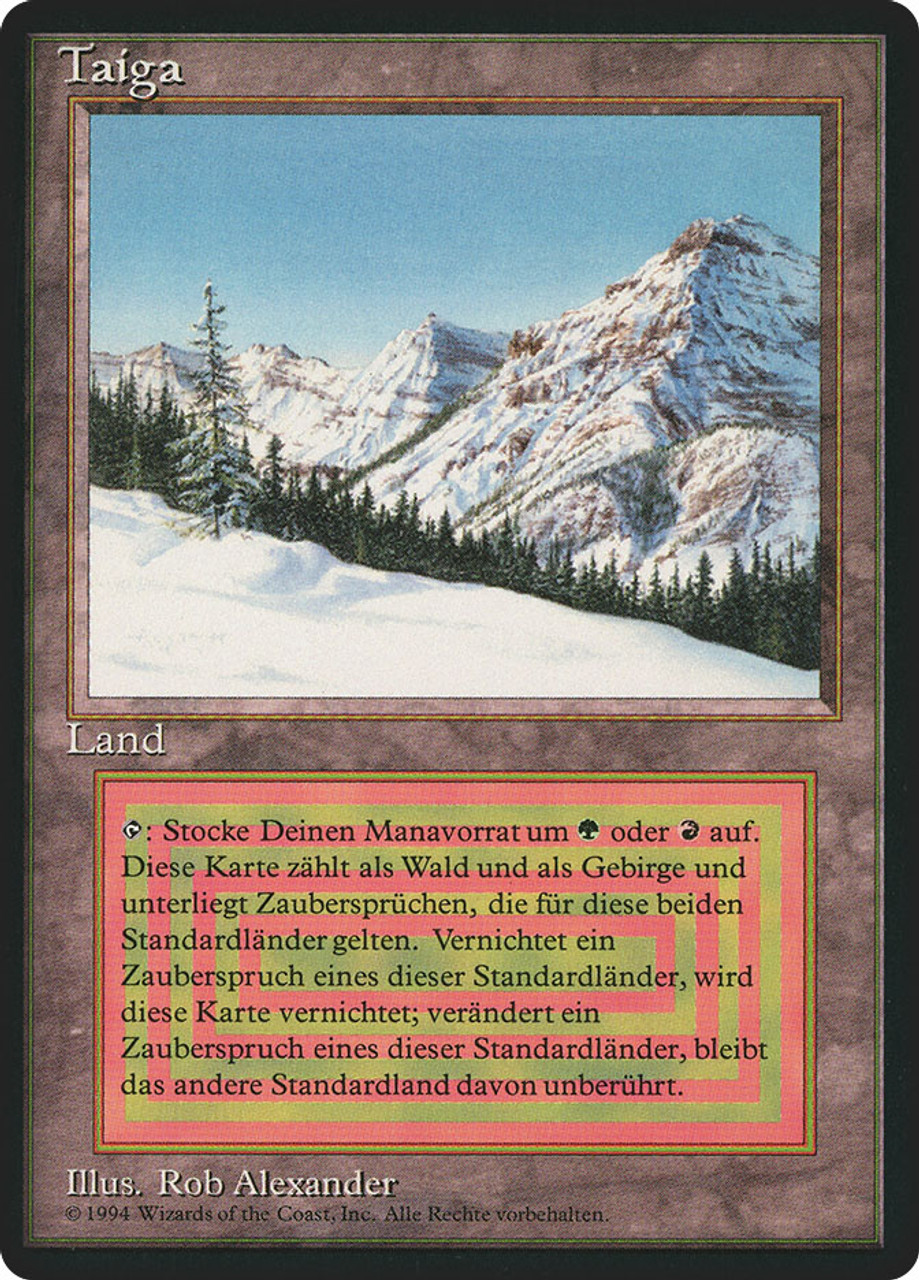 Taiga (BB) | 3rd Edition - Black Border - German | Star City Games