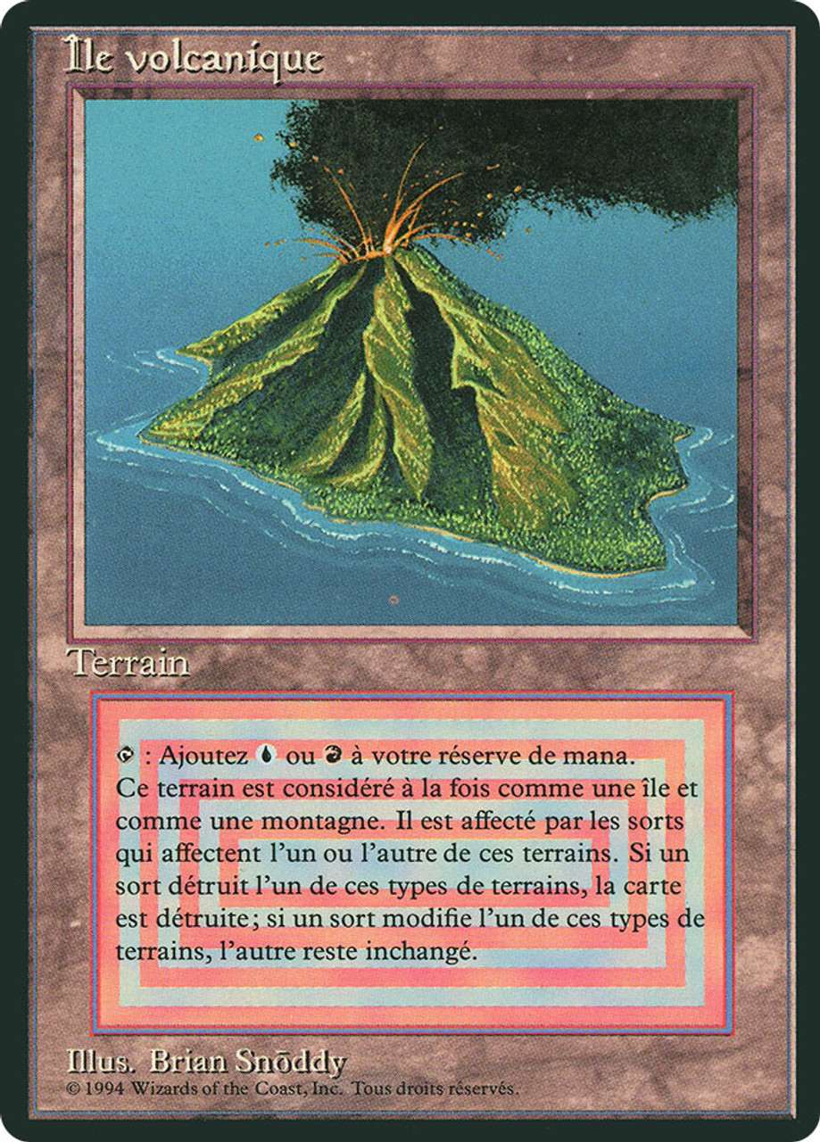 volcanic  mtg　3ED 美品 Volcanic Island (BB) | 3rd Edition - Black Border - French