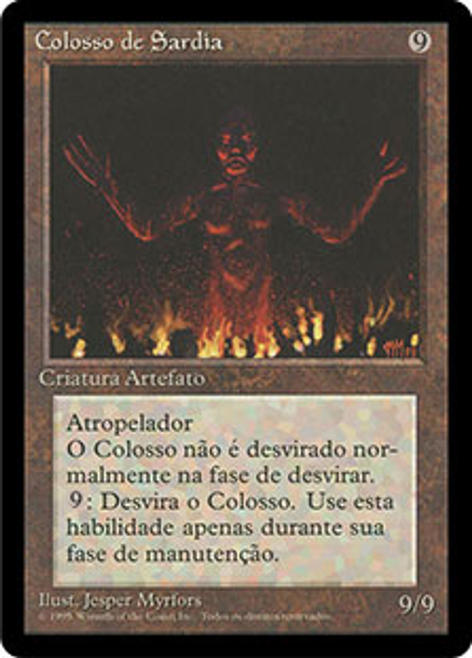 Colossus of Sardia (BB) | 4th Edition - Black Border - Portuguese 