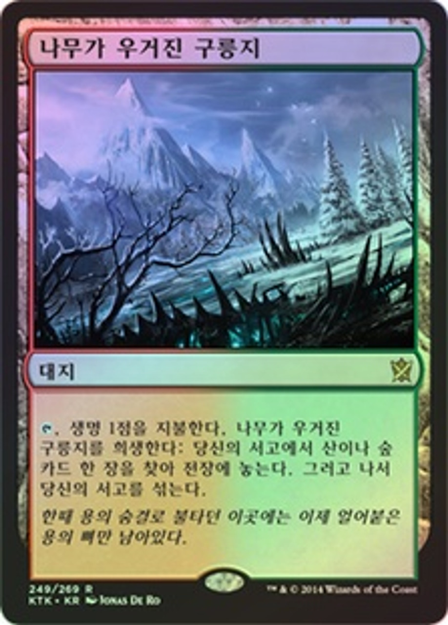 Wooded Foothills | Khans of Tarkir - Korean | Star City Games