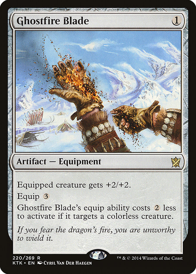 Ghostfire Blade | Khans of Tarkir | Star City Games