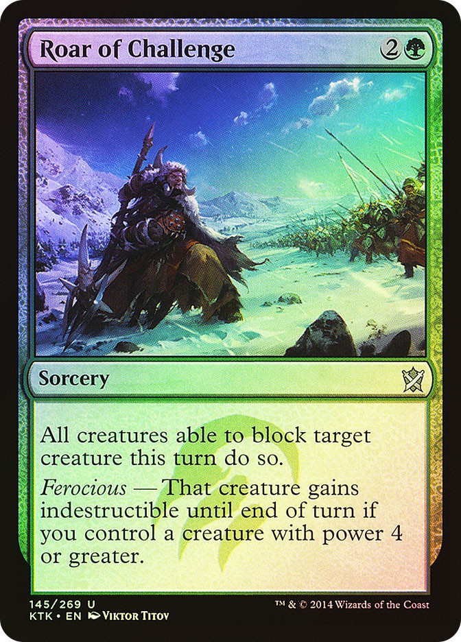 Roar of Challenge | Khans of Tarkir | Star City Games