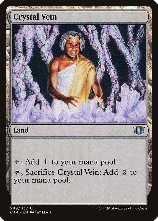 水晶鉱脈/Crystal Vein MIR mtg サインド サイン Crystal Vein | Commander 2014 | Star City Games