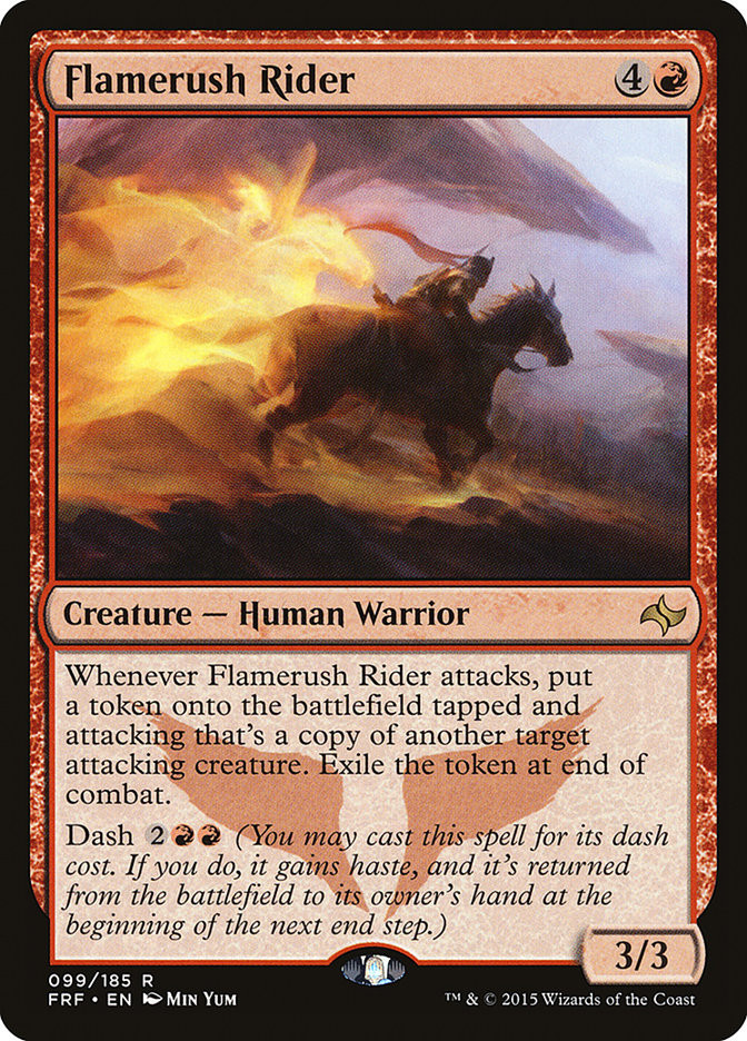 mtg fate reforged cards Flamerush Rider | Each player discards all the cards in their hand Magic the Gathering Fate Reforged