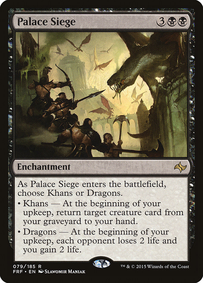 mtg siege cards Magic: the Gathering - Palace Siege (079/185)