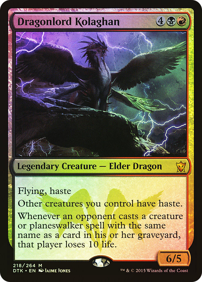 Dragonlord Kolaghan | Dragons of Tarkir | Star City Games