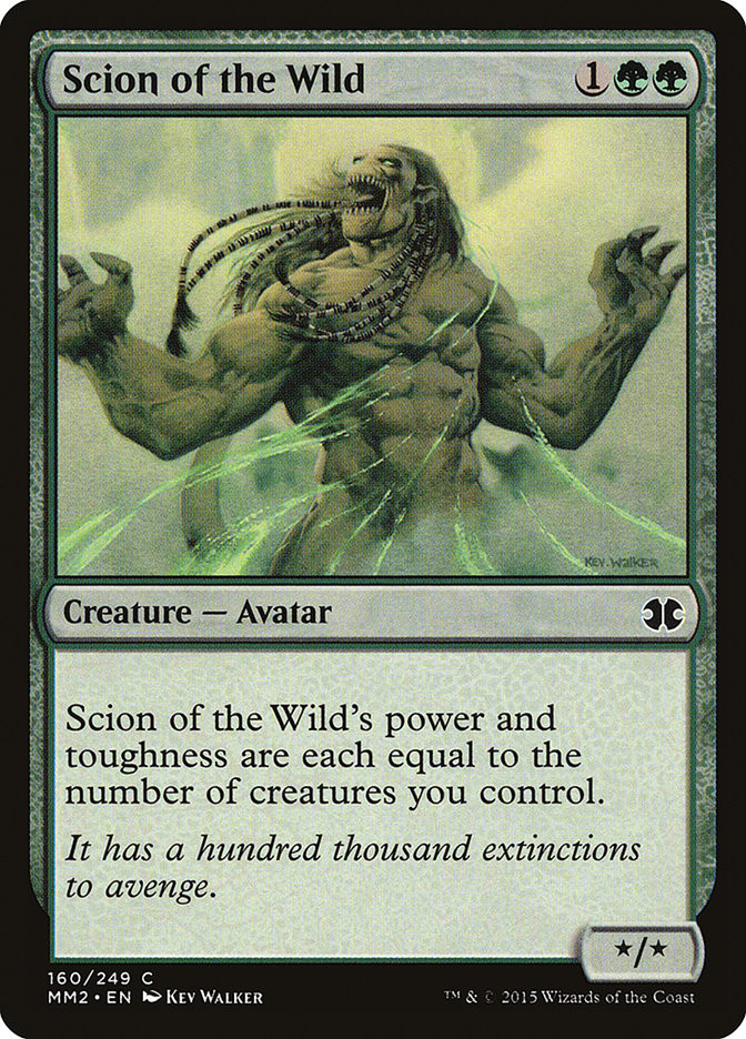 rare magic cards 2015 Scion of the Wild