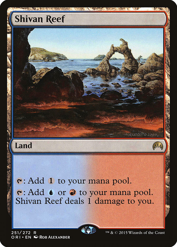 MTG シヴの浅瀬　Shivan Reef 英2枚　日2枚 Shivan Reef | Magic Origins | Star City Games