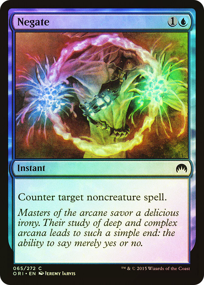 Negate [Magic 2015] - Damaged Foil