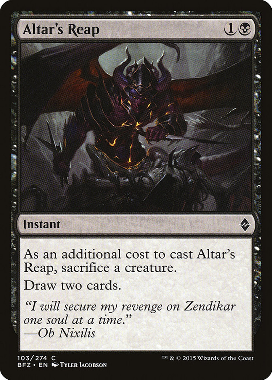 Altar's Reap | Battle for Zendikar | Star City Games