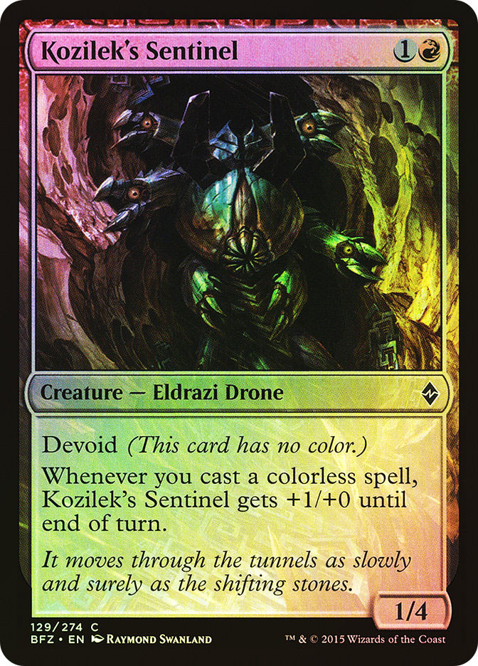 Kozilek's Sentinel | Battle for Zendikar | Star City Games