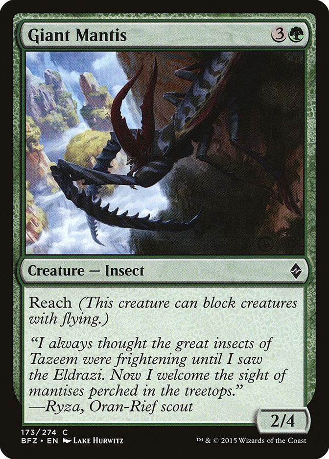 Giant Mantis | Battle for Zendikar | Star City Games