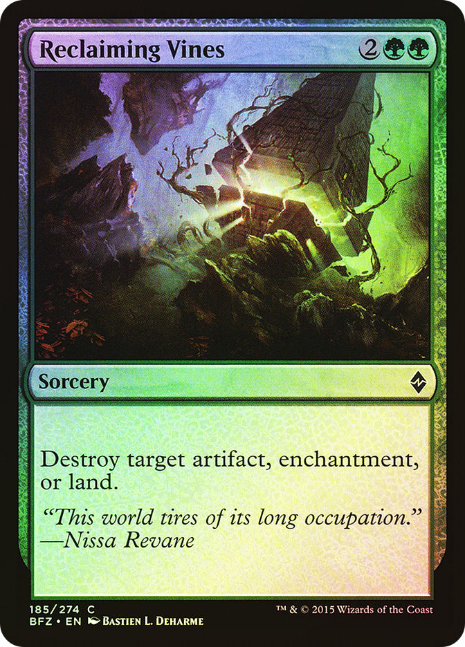 Reclaiming Vines | Battle for Zendikar | Star City Games