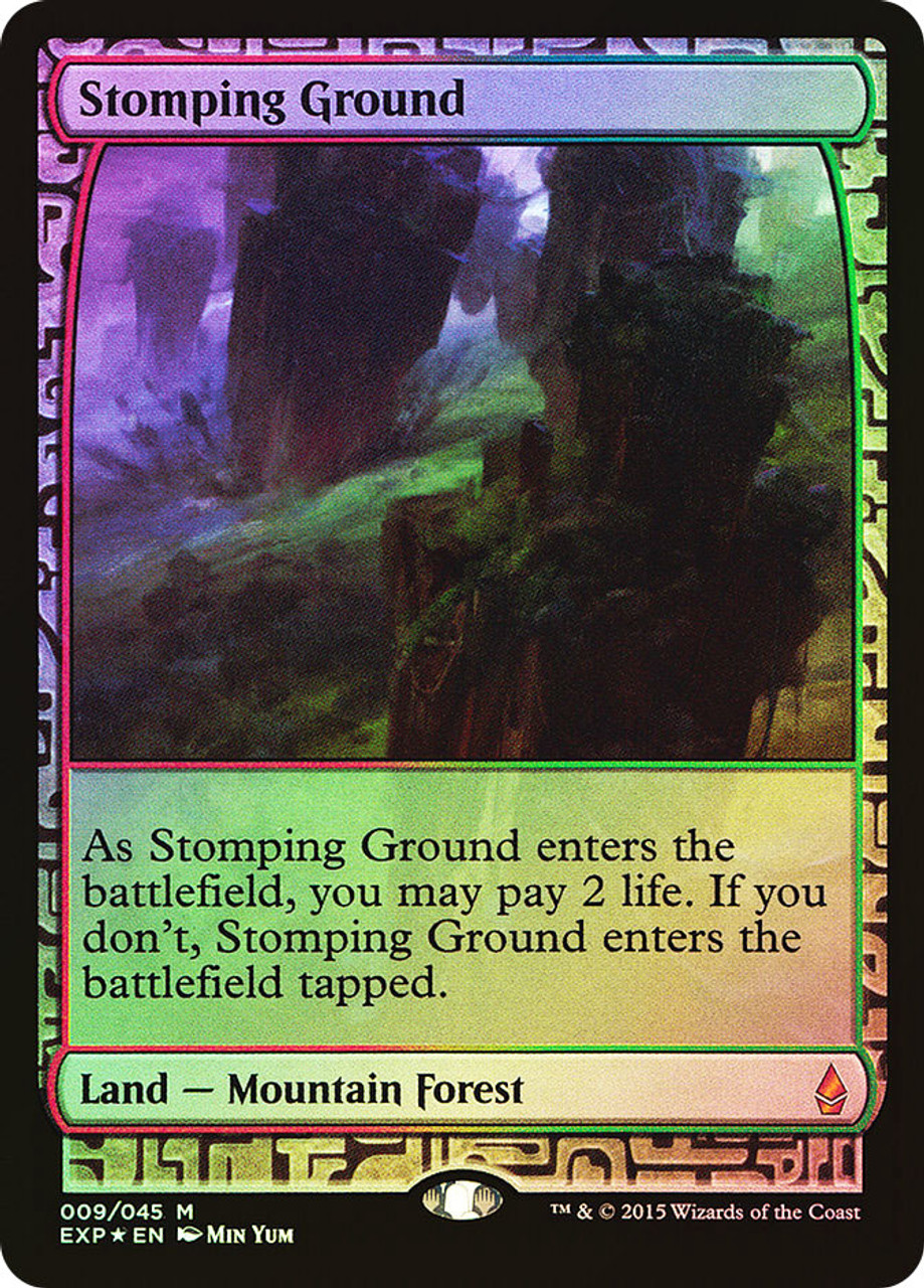 MTG 樹木茂る山麓 Zendikar Expeditions EXP Foil Foil】《樹木茂る山麓/Wooded Foothills》[EXP] 土地R | 日本