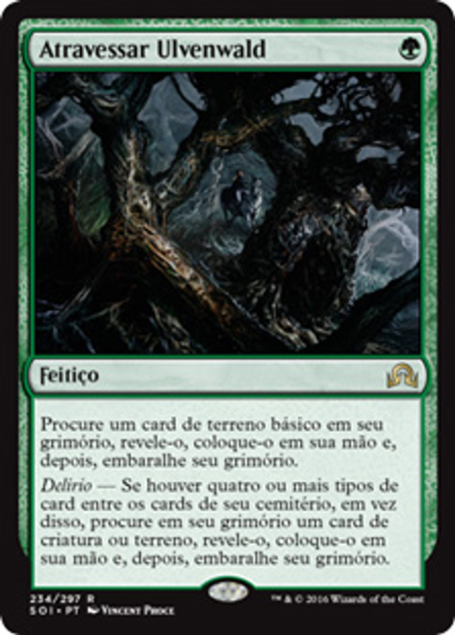 Traverse the Ulvenwald | Shadows over Innistrad - Portuguese