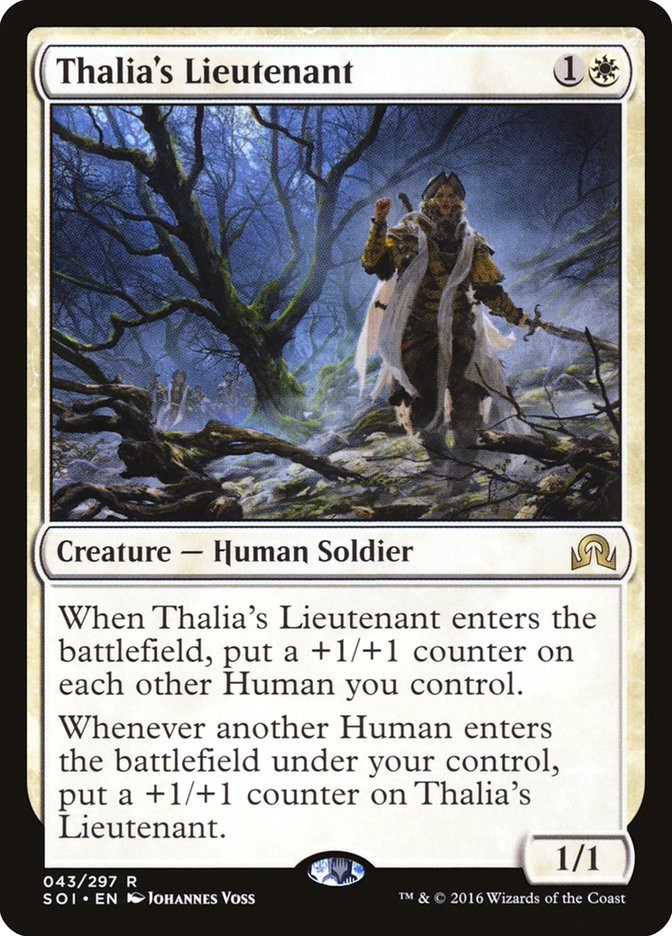 lieutenant cards mtg Thalia's Lieutenant main image 1