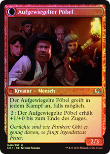 Town Gossipmonger // Incited Rabble | Shadows over Innistrad - German ...