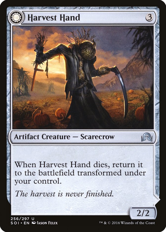Harvest Hand // Scrounged Scythe | Shadows over Innistrad | Star