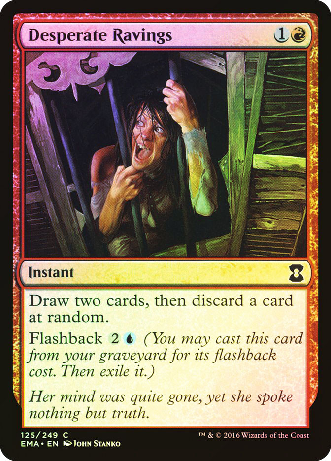 discard two cards mtg Compulsive Research [Commander 2014] Desperate Ravings | Eternal Masters