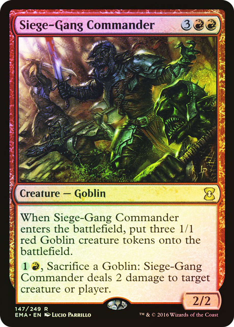 包囲攻撃の司令官/Siege-Gang Commander SCG英語foil 包囲攻撃の司令官/Siege-Gang Commander SCG英語foil FOIL] 包囲