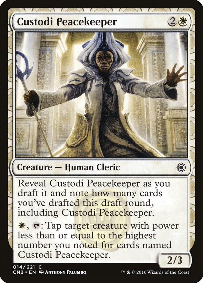 Magic: The Gathering Card - Custodi Soulcaller (015/221) - Uncommon - From Conspiracy 2: Take The Crown Set