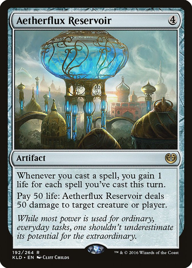 MTG 霊気貯蔵器/Aetherflux Reservoir 英語版 Aetherflux Reservoir | Kaladesh | Star City Games