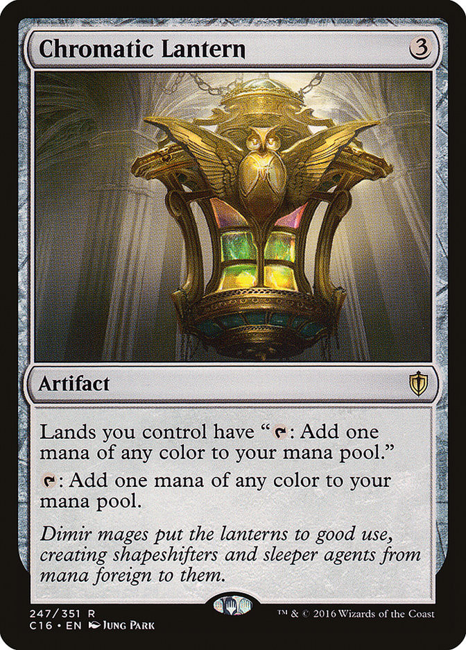 MTG　彩色の灯籠 /Chromatic Lantern MPS　foil Chromatic Lantern | Commander 2016 | Star City Games
