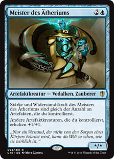 Magic: The Gathering Karte – 'Master Of Etherium' (092/351) Aus Commander 2016, Selten