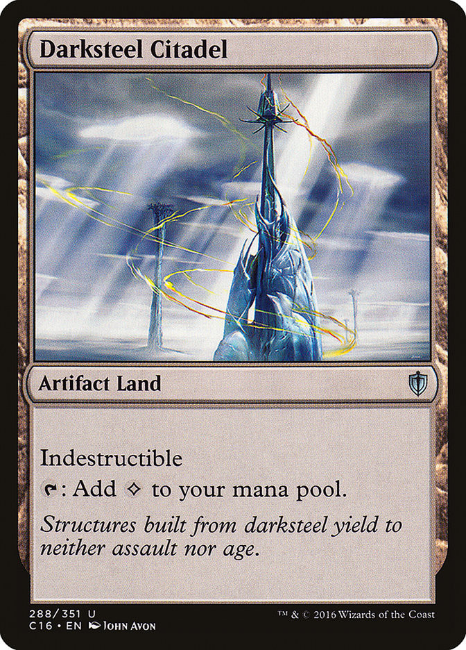【Foil】ダークスティールの城塞/Darksteel Citadel Darksteel Citadel | Commander 2016 | Star City Games