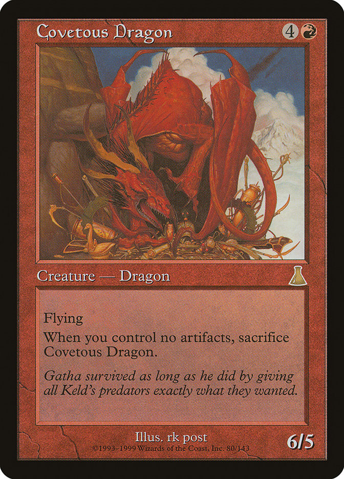 MTG foil 欲深きドラゴン　en Covetous Dragon Covetous Dragon | Urza's Destiny | Star City Games