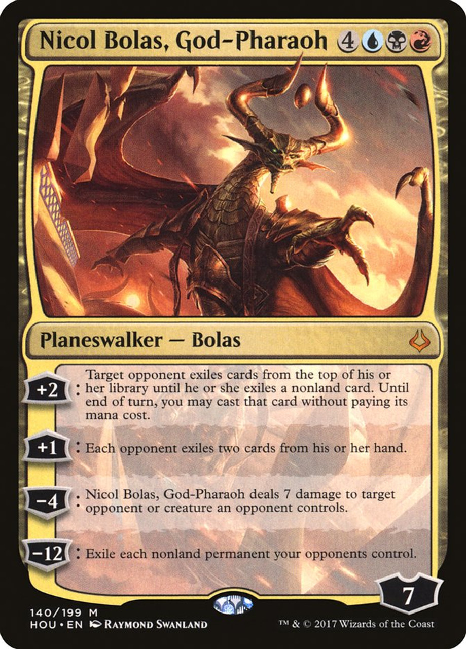 マジック：ザ・ギャザリング Foil Nicol Bolas, God-Pharaoh SDCC 2017 FOIL】【日】王神、ニコル・ボーラス/Nicol Bolas, God-Pharaoh