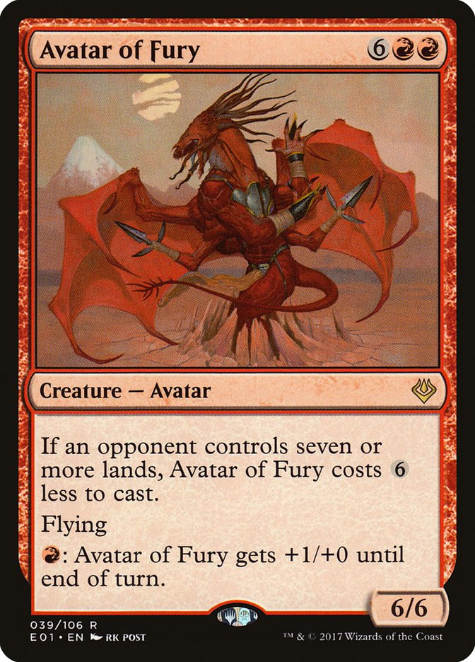 憤怒の化身/Avatar of Fury Foil 英語 MTG Avatar of Fury | Archenemy: Nicol Bolas | Star City Games