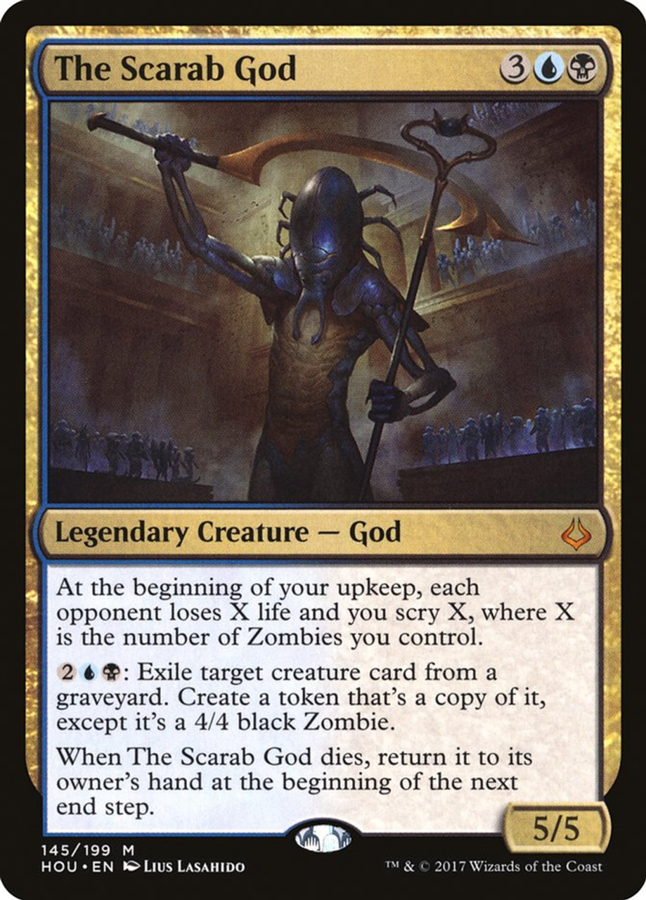 scarab god mtg commander deck Zombies - The each opponent loses X life and you scry X The Scarab God - Commander