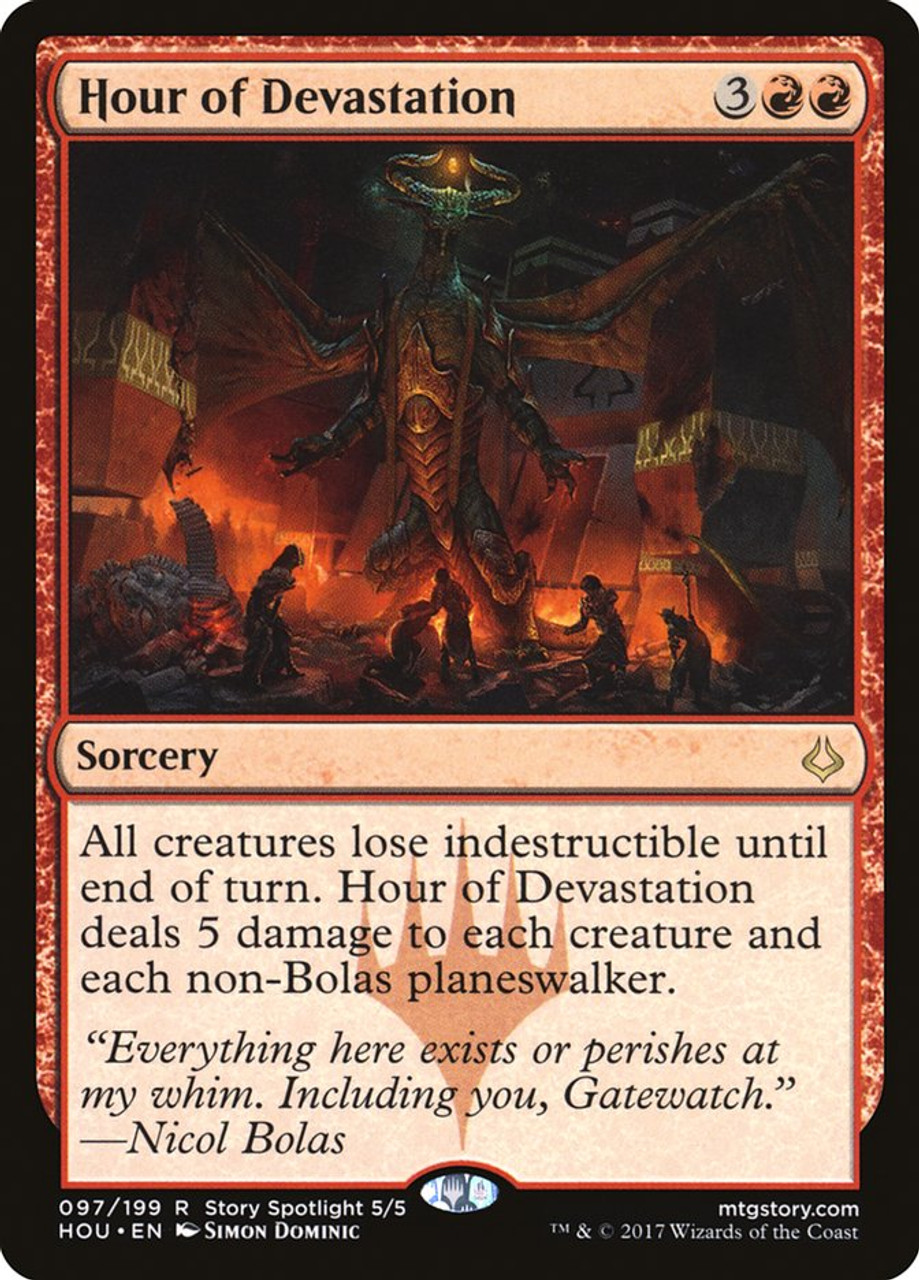 Hour of Devastation: D4 Dice (Red) Hour of Devastation, Magic