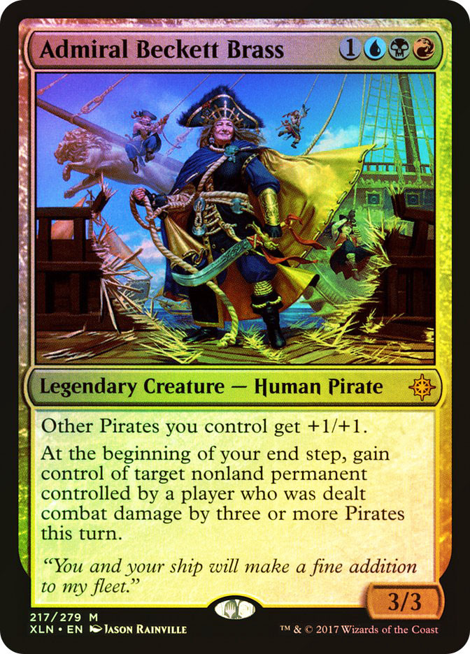 mtg admiral beckett brass commander deck Admiral Beckett Brass main image 1