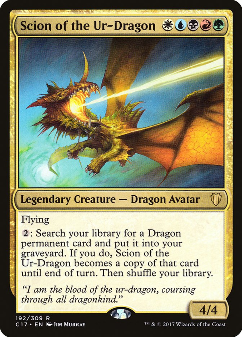 MTG 始祖ドラゴンの末裔/Scion of the Ur-Dragon SLD 始祖ドラゴンの末裔 (Commander 2017 日本語) | Magic: The