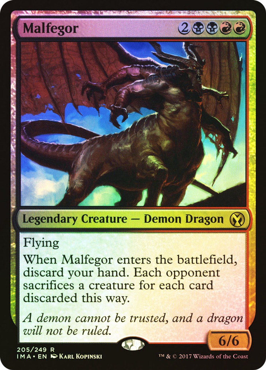 MTG マルフェゴール foil 良品 Malfegor | Conflux | Star City