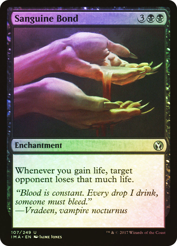 mtg cards like sanguine bond | Iconic Masters What cards are similar to