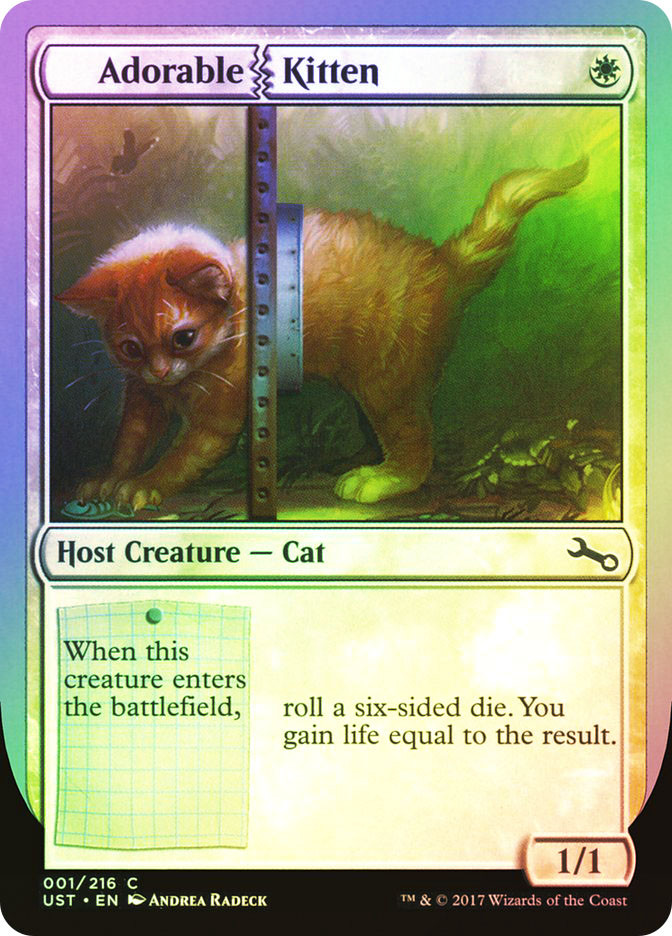 cute cat cards mtg Adorable Kitten | Unstable