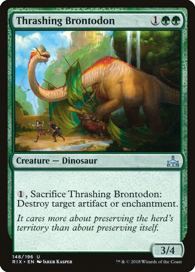 Thrashing Brontodon | Rivals of Ixalan | Star City Games